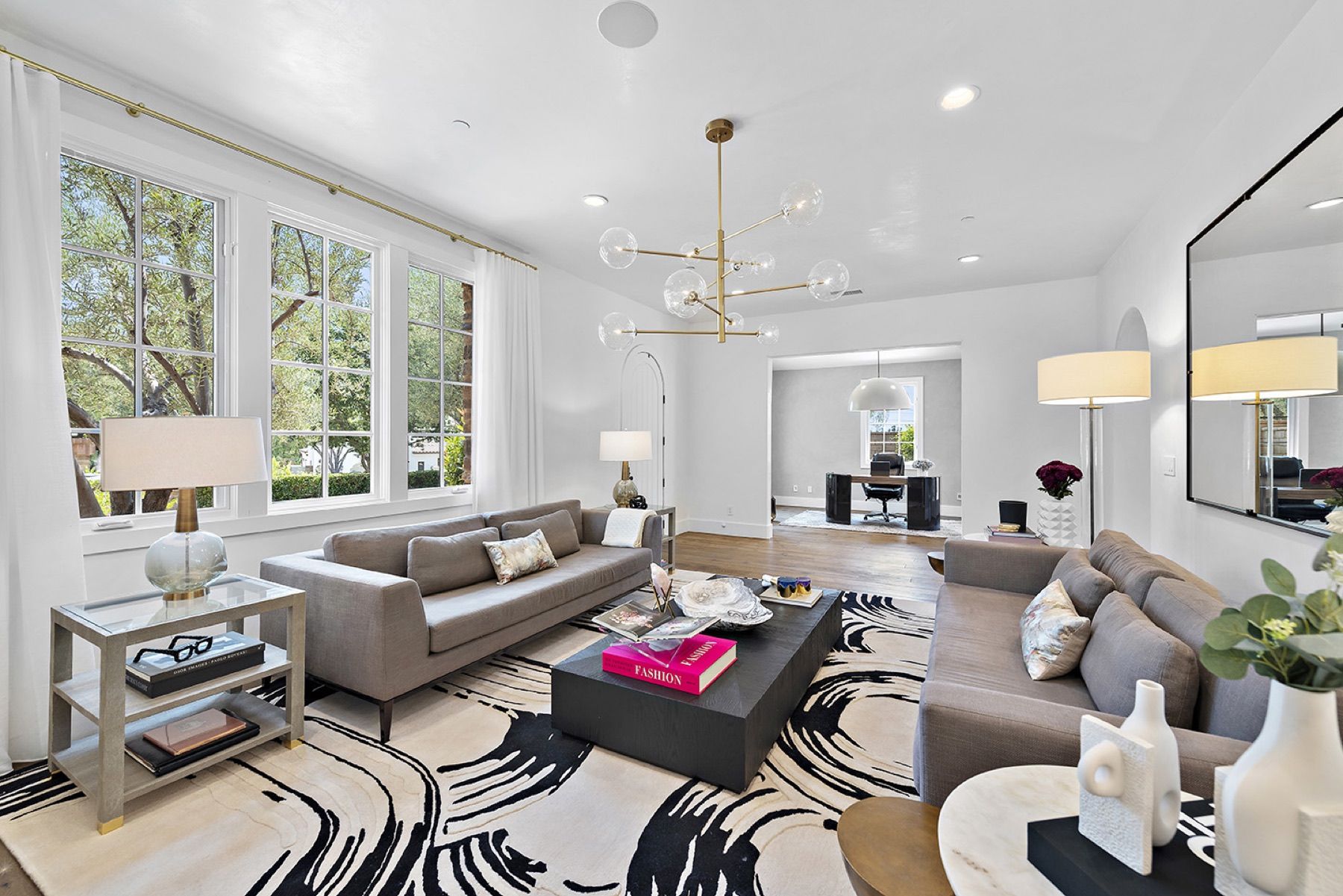 Renovated living room